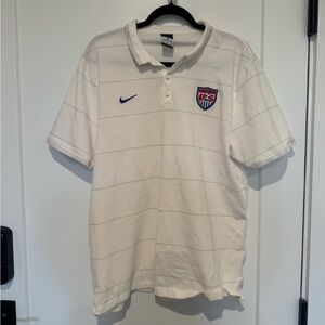 Nike White Polo Shirt